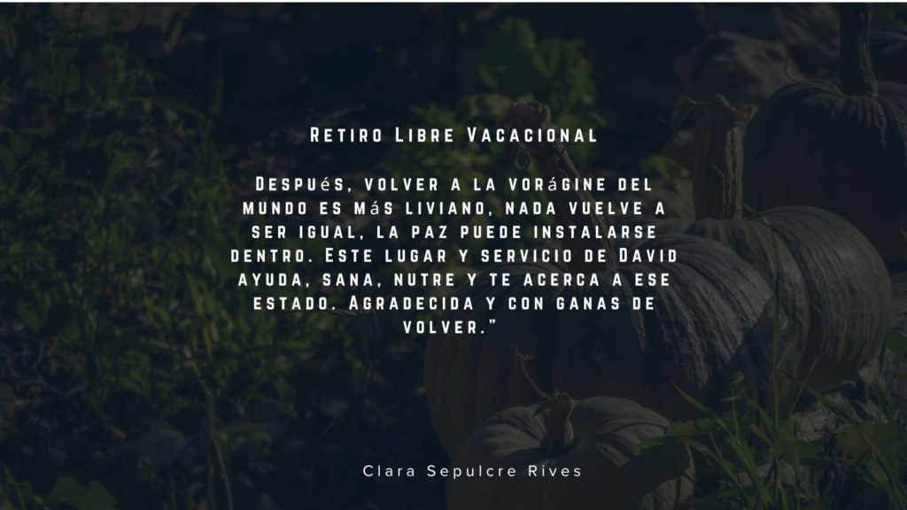 Clara describe el impacto positivo de su estancia en La Casa del Agua al regresar a la vida cotidiana.