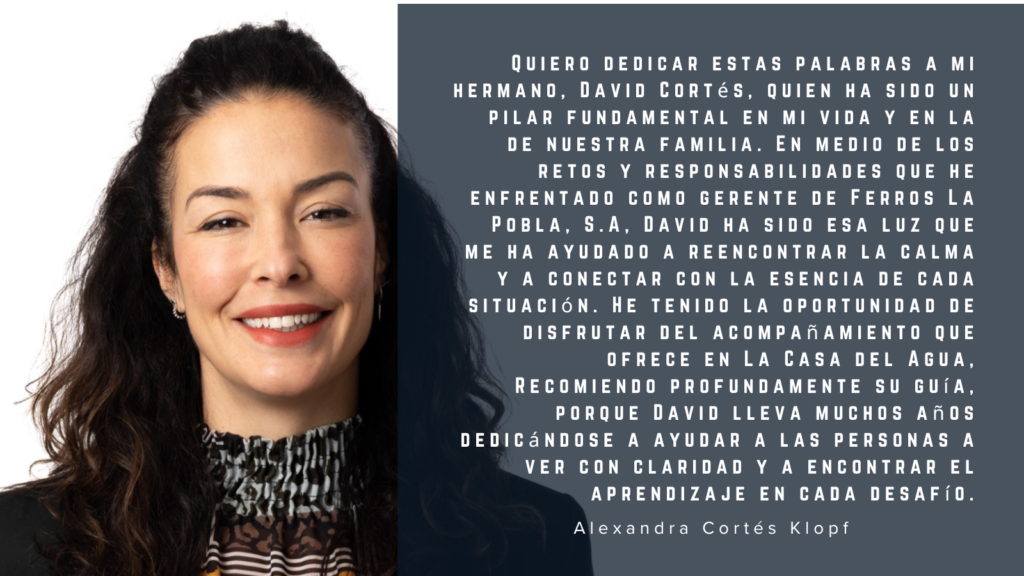 Alexandra comparte cómo el acompañamiento de su hermano David fue clave en momentos personales y profesionales.